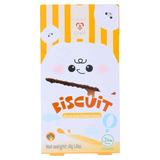 Biscuit Stick Almond Crush Chocolate by TOKIMEKI