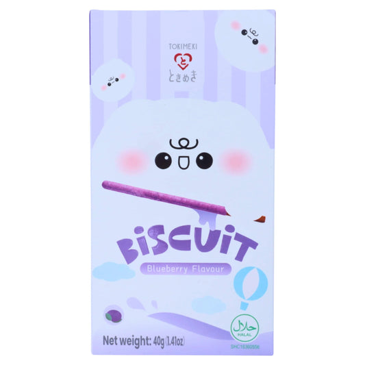Biscuit Stick Blueberry Chocolate by TOKIMEKI