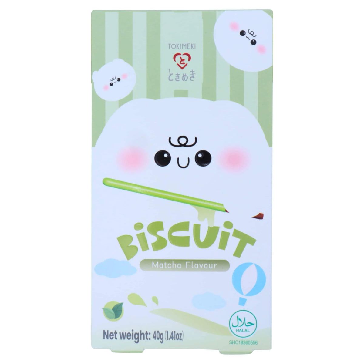 Biscuit Stick Matcha Green Tea Flavour 40g by TOKIMEKI
