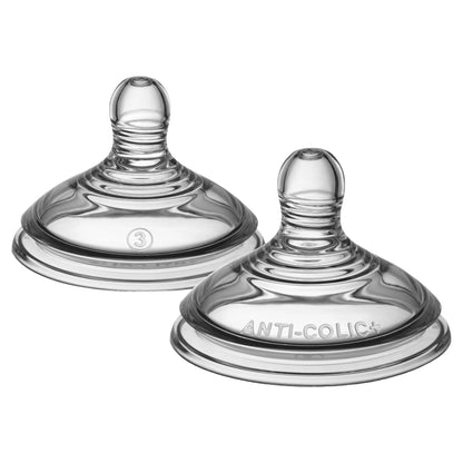 Advanced Anti-colic Fast Flow Teats 6m+ 2 Pack by tommee tippee