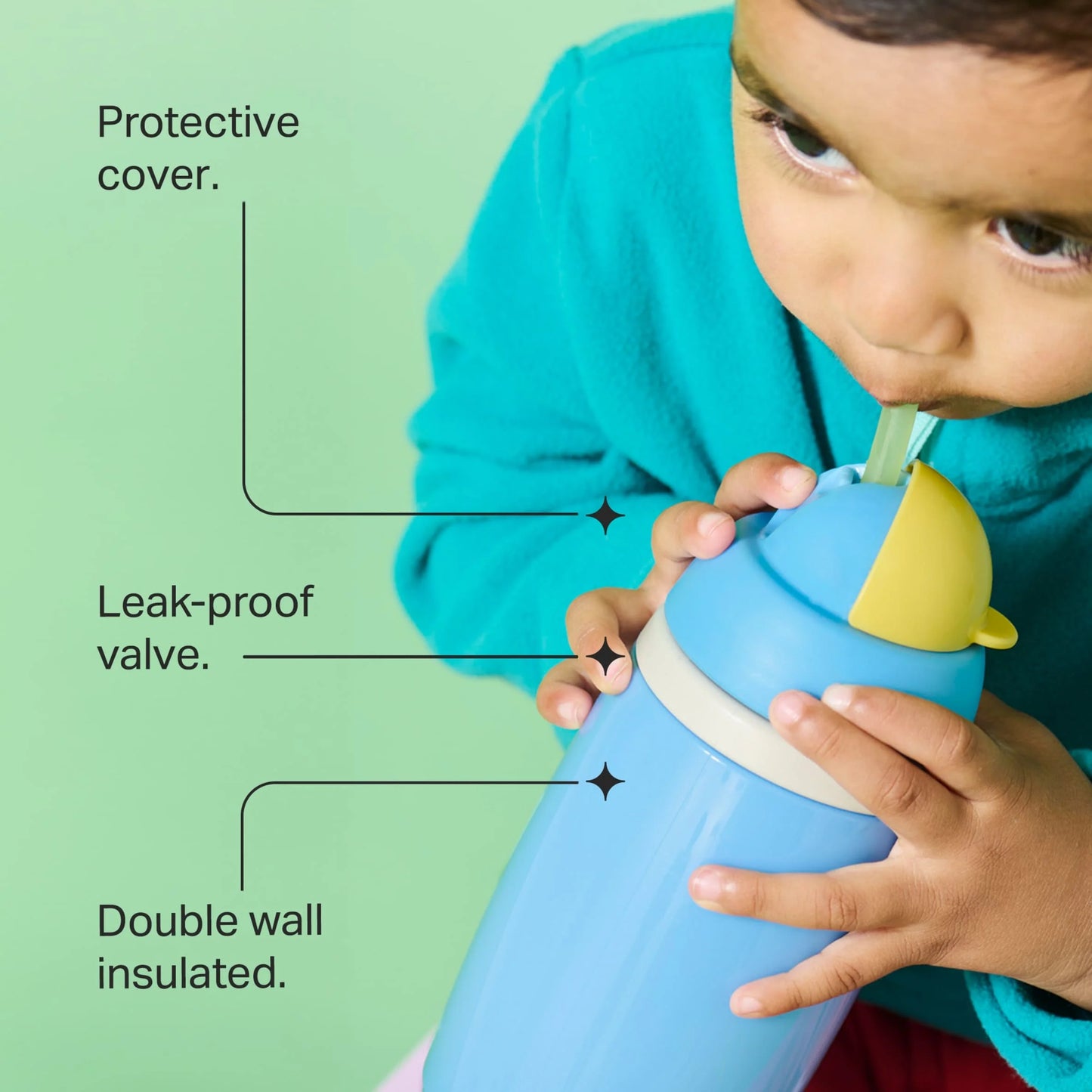 Insulated Straw Cup 266ml 12m+ by tommee tippee