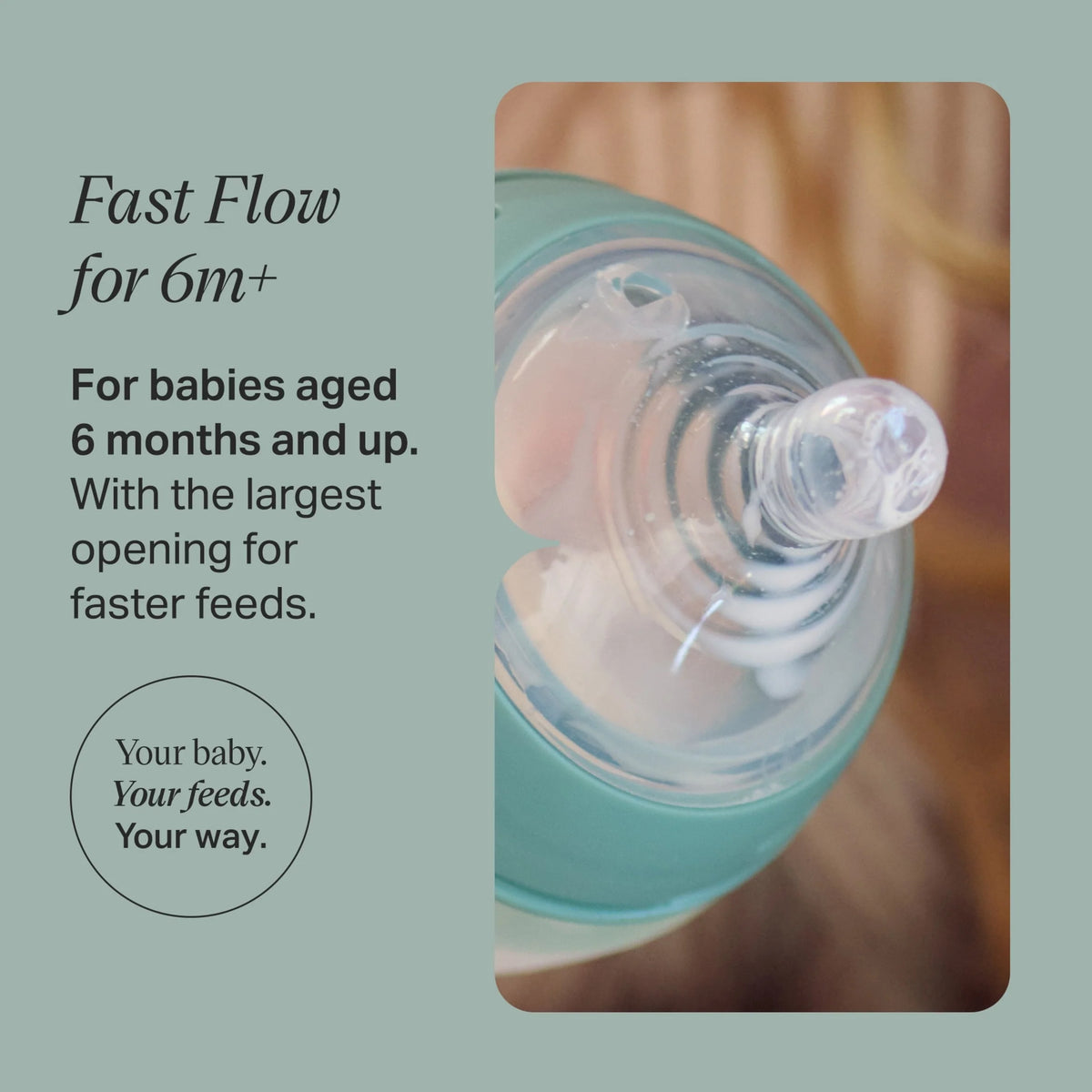 Natural Start Baby Bottle Teats by tommee tippee