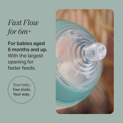 Natural Start Baby Bottle Teats by tommee tippee