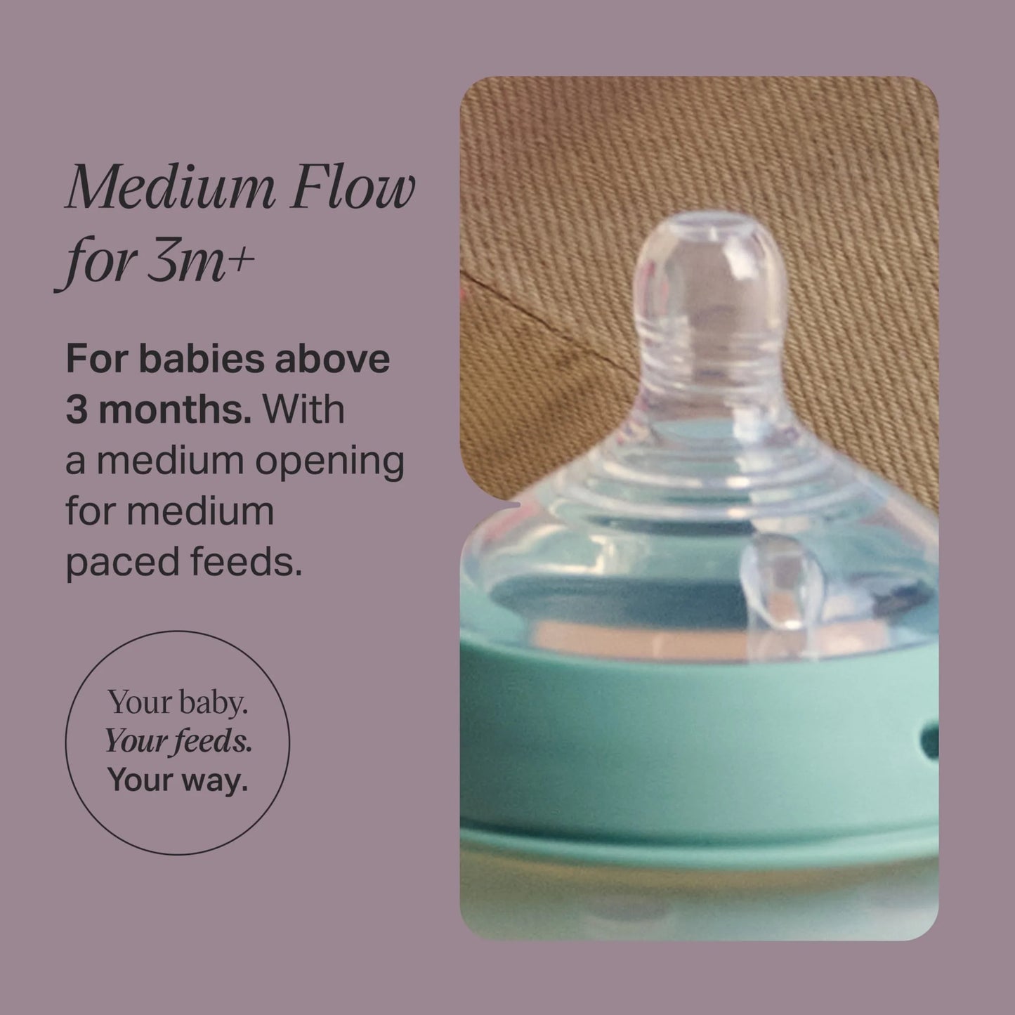 Natural Start Baby Bottle Teats by tommee tippee