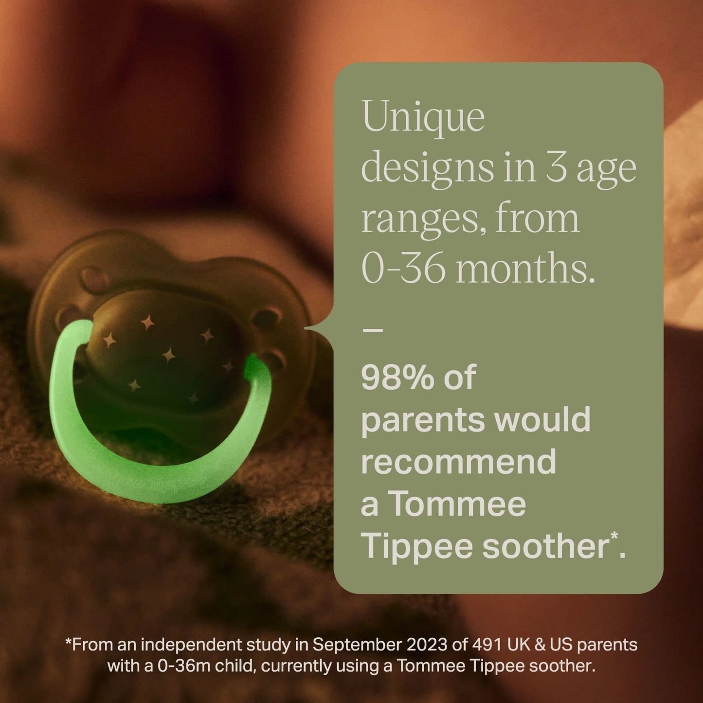 Night Glow Orthodontic Silicone by tommee tippee