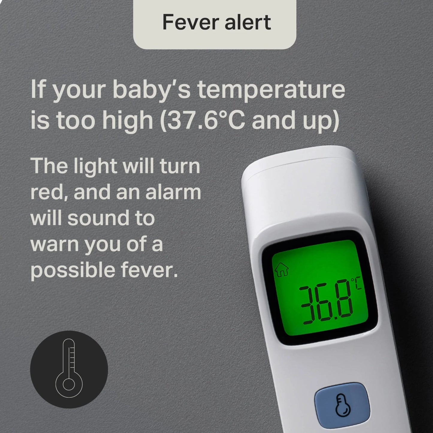 Notouch Forehead Thermometer by tommee tippee