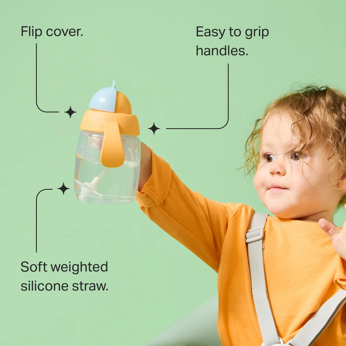 Training Straw Cup 300ml 6m+ Assorted by tommee tippee
