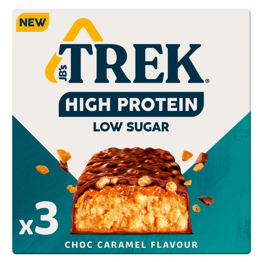 High Protein Choc Caramel Flavour 3x44g by TREK
