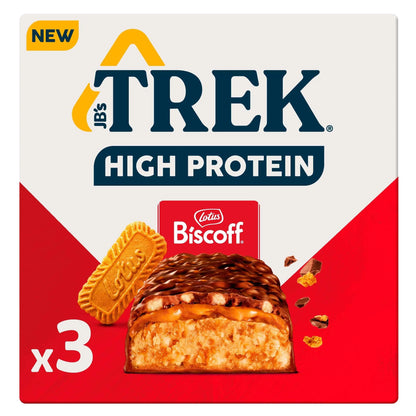 High Protein Lotus Biscoff 3x44g by TREK