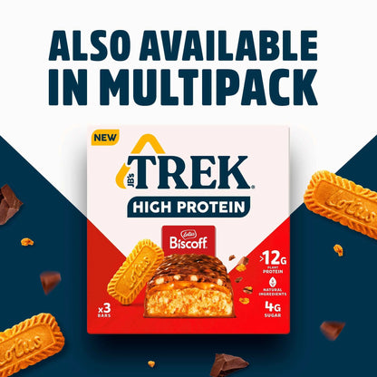 High Protein Lotus Biscoff 44g by TREK
