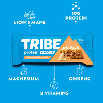 Energy & Focus Peanut Butter Blondie 60g by TRIBE