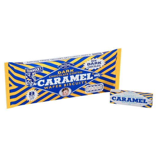 Tunnocks Dark Chocolate Coated Caramel Wafer by TUNNOCK'S