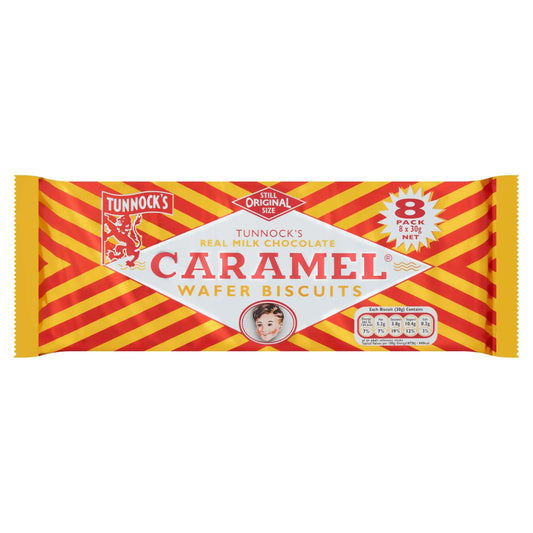 Tunnocks Milk Chocolate Caramel Wafer by TUNNOCK'S