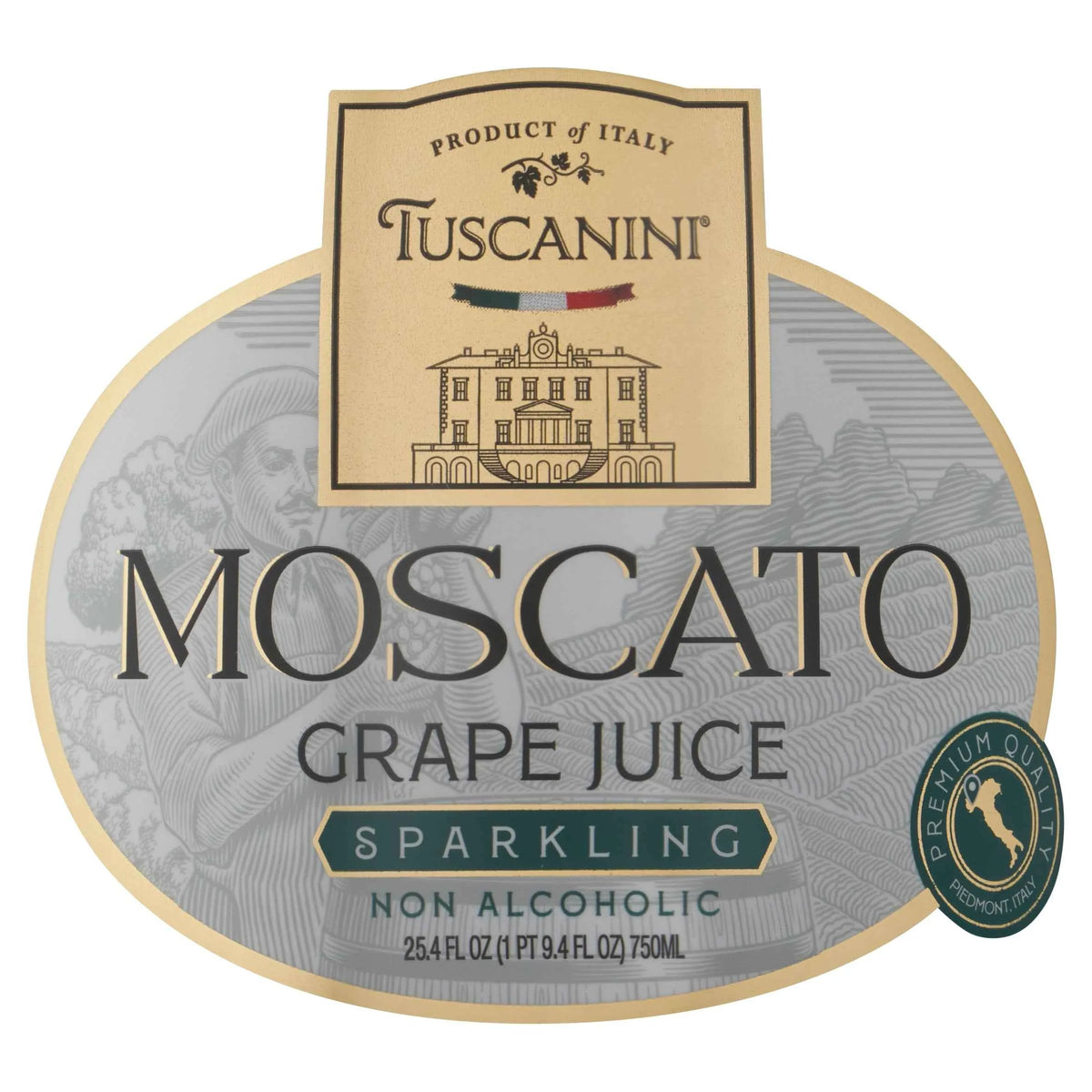 Sparkling Moscato Grape Juice 750ml by TUSCANINI