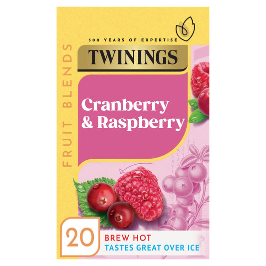 Cranberry & Raspberry Tea Bags 20 by TWININGS