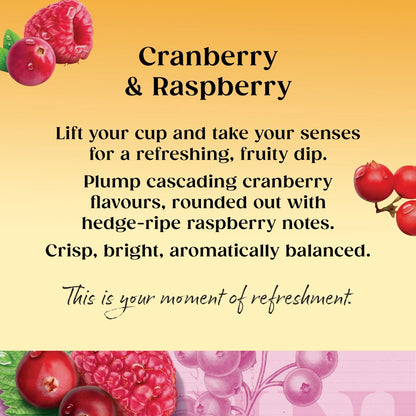 Cranberry & Raspberry Tea Bags 20 by TWININGS