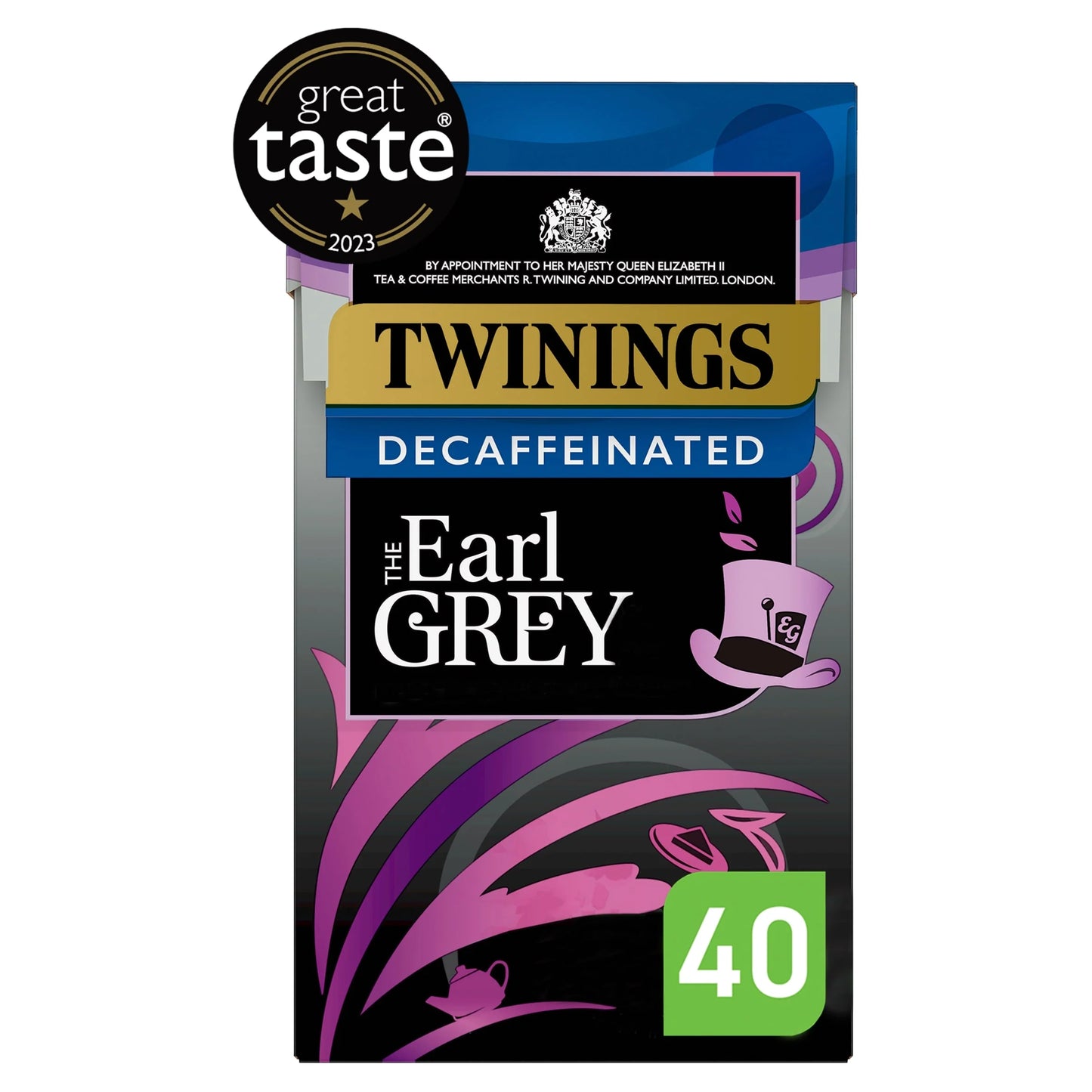 Decaffeinated Earl Grey Tea Bags 40 by TWININGS