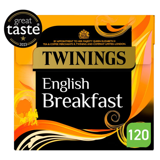 English Breakfast Tea Bags 120 Pack 300g by TWININGS