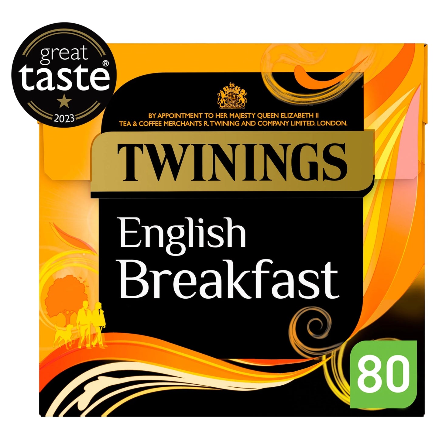 English Breakfast Tea Bags 80 Pack by TWININGS