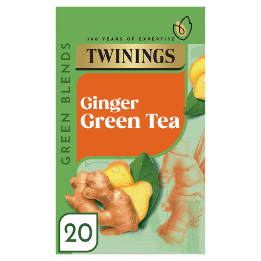 Ginger Green Tea 20 Pack 40g by TWININGS