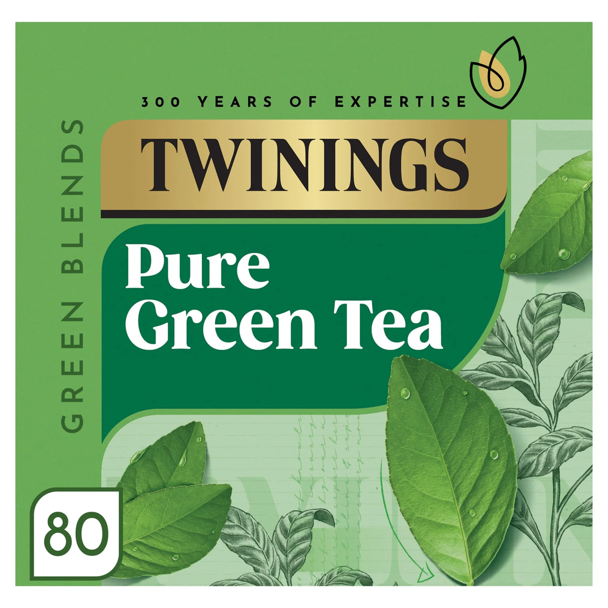 Green Tea 80 Tea Bags 200g by TWININGS