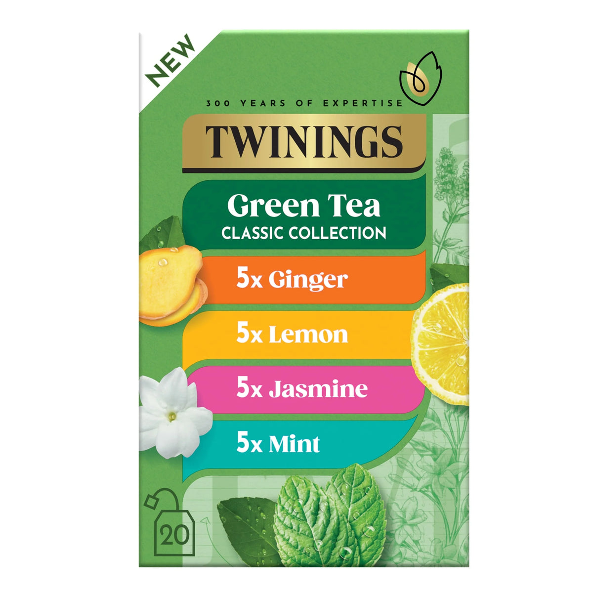 Green Tea Classic Collection 20 Tea by TWININGS
