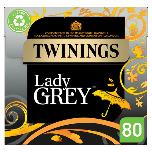 Lady Grey Tea Bags 80 Pack 200g by TWININGS