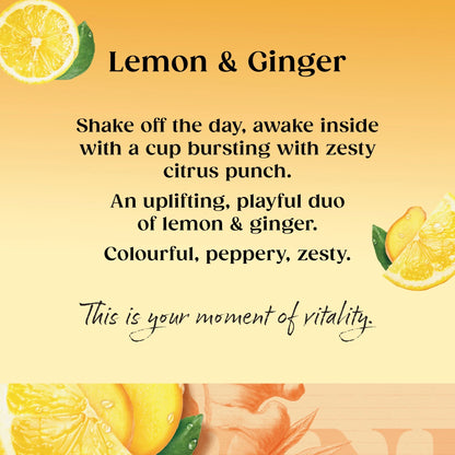 Lemon & Ginger Tea 20 Pack 30g by TWININGS