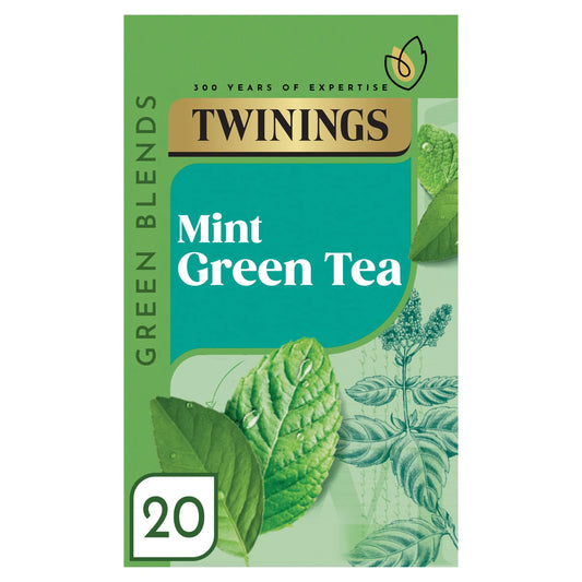 Mint Green Tea 20 Pack 40g by TWININGS