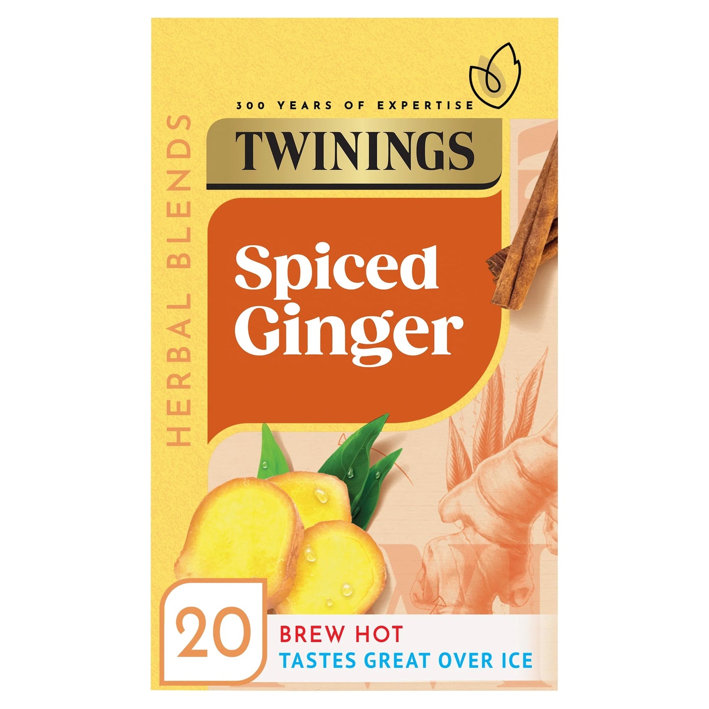Spiced Ginger Tea Bags 20 Pack 35g by TWININGS