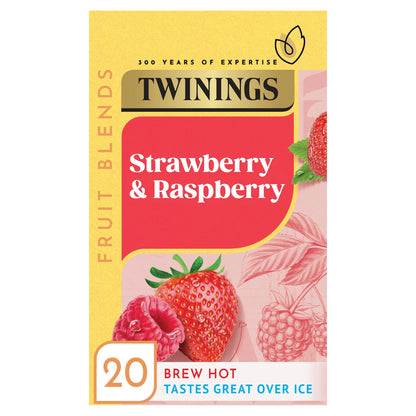 Strawberry & Raspberry 20 Tea Bags by TWININGS