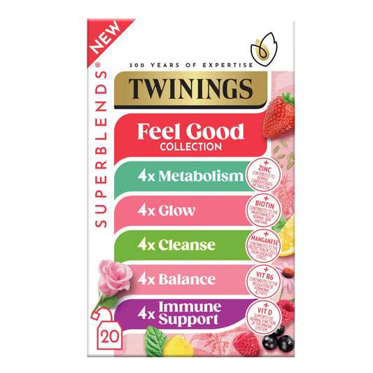 Superblends Feel Good Collection 20 Tea Bags 38.4g by TWININGS