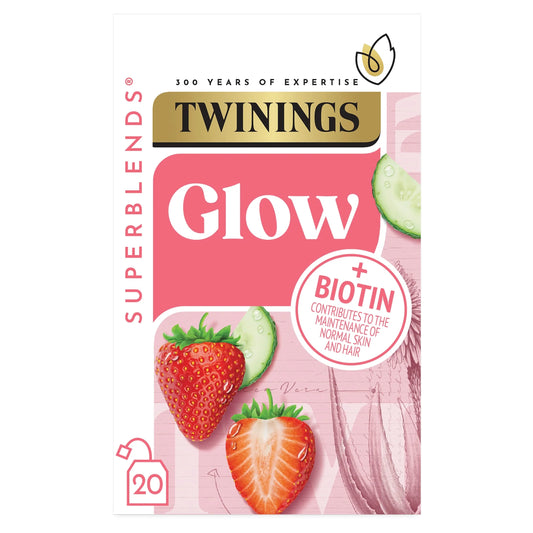 Superblends Glow Strawberry & Cucumber With Green Tea 20 by TWININGS