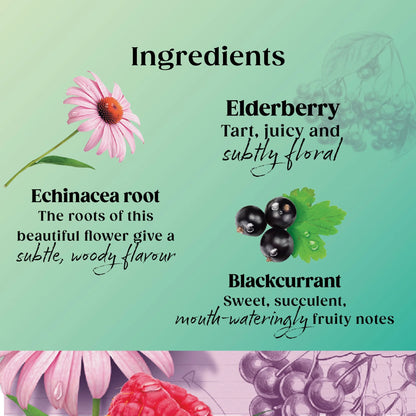 Superblends Immune Support Blackcurrant & Raspberry 20 Tea by TWININGS