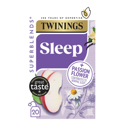 Superblends Sleep Spiced Apple & Vanilla 20 Tea Bags 30g by TWININGS