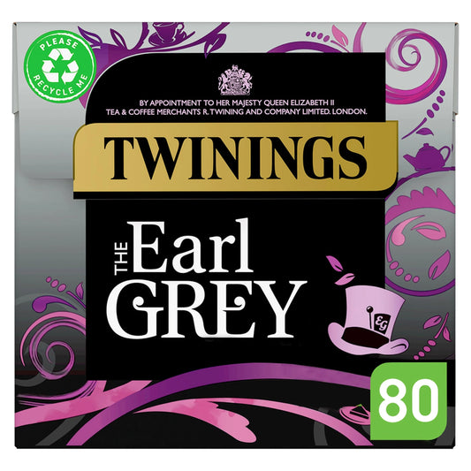 The Earl Grey Tea Bags 80 Pack 200g by TWININGS
