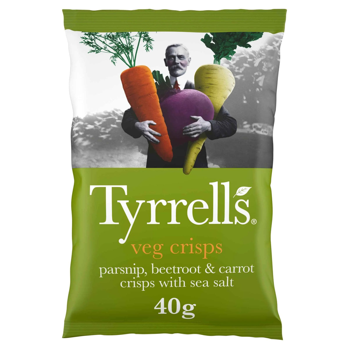 Mixed Root Vegetable Crisps 40g by TYRRELLS