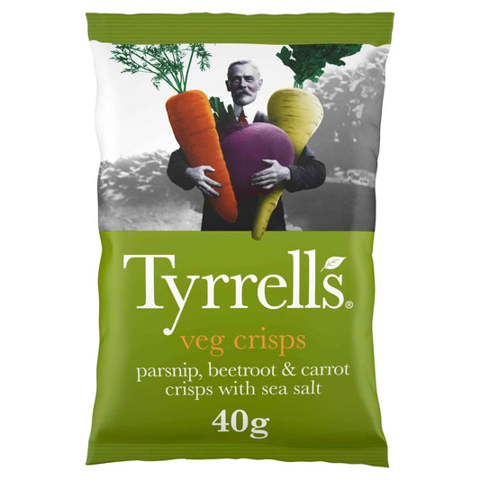Mixed Root Vegetable Crisps 40g by TYRRELLS