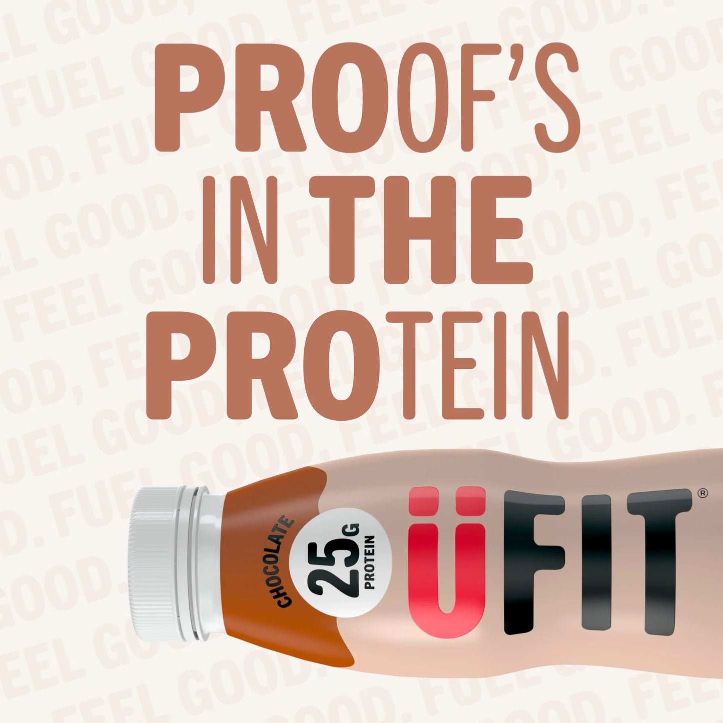 Ufit High Protein Milkshake Drink Chocolate 330ml by U FIT