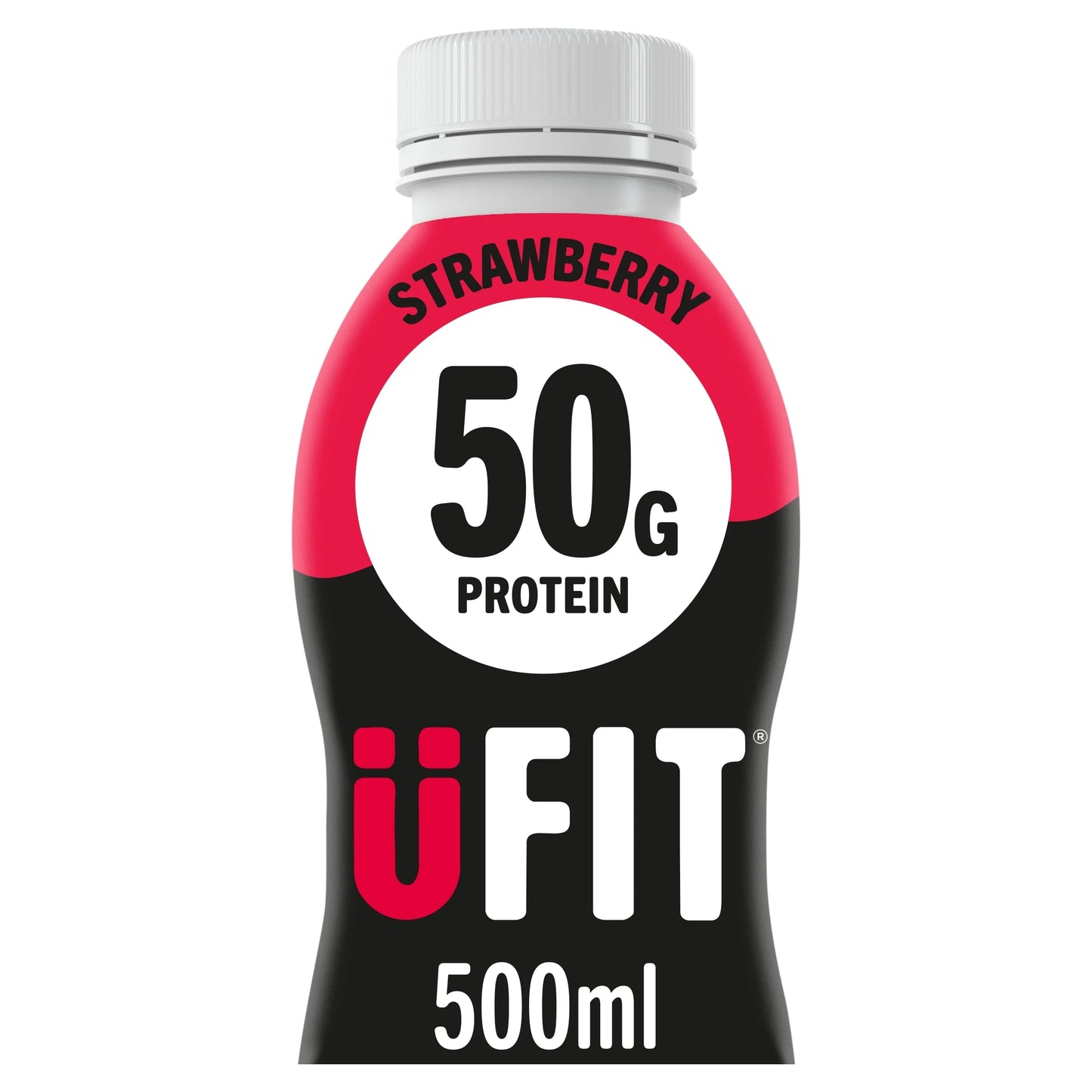 Ufit Pro50 Protein Drink - Strawberry 500ml by U FIT