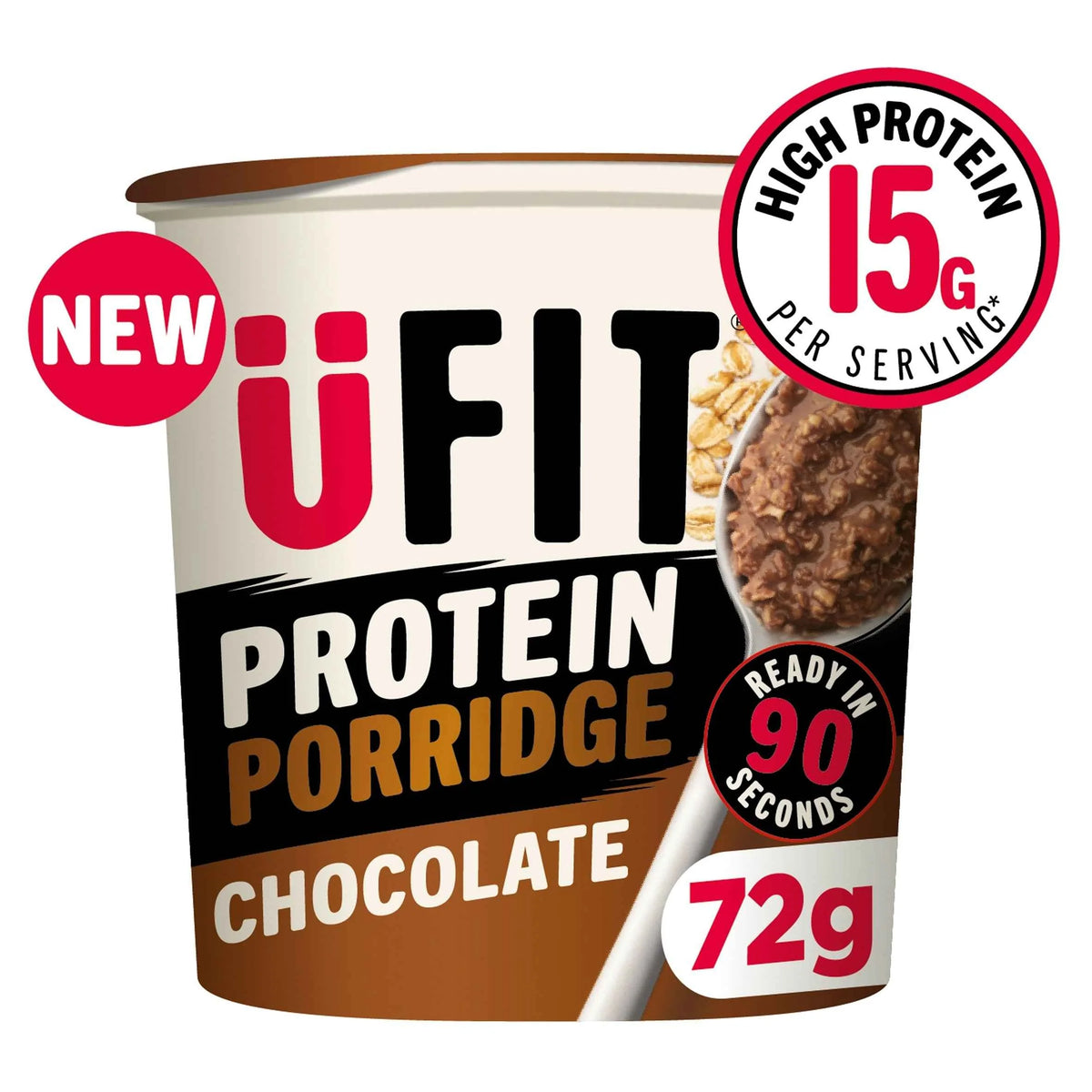 Ufit Protein Chocolate Porridge Pot 72g by U FIT