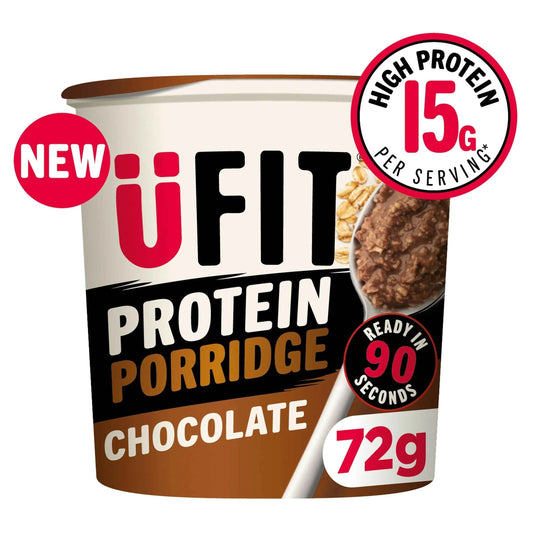 Ufit Protein Chocolate Porridge Pot 72g by U FIT