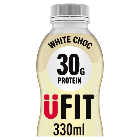 White Choc High Protein Milkshake 330ml by UFIT at The British Vault