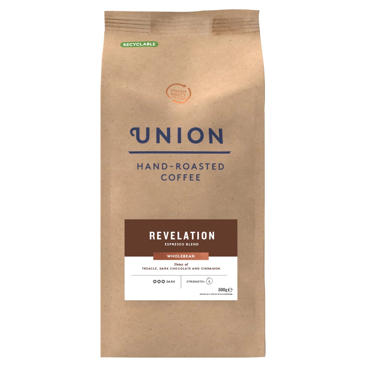 Union Revelation Espresso Wholebean 500g by UNION COFFEE