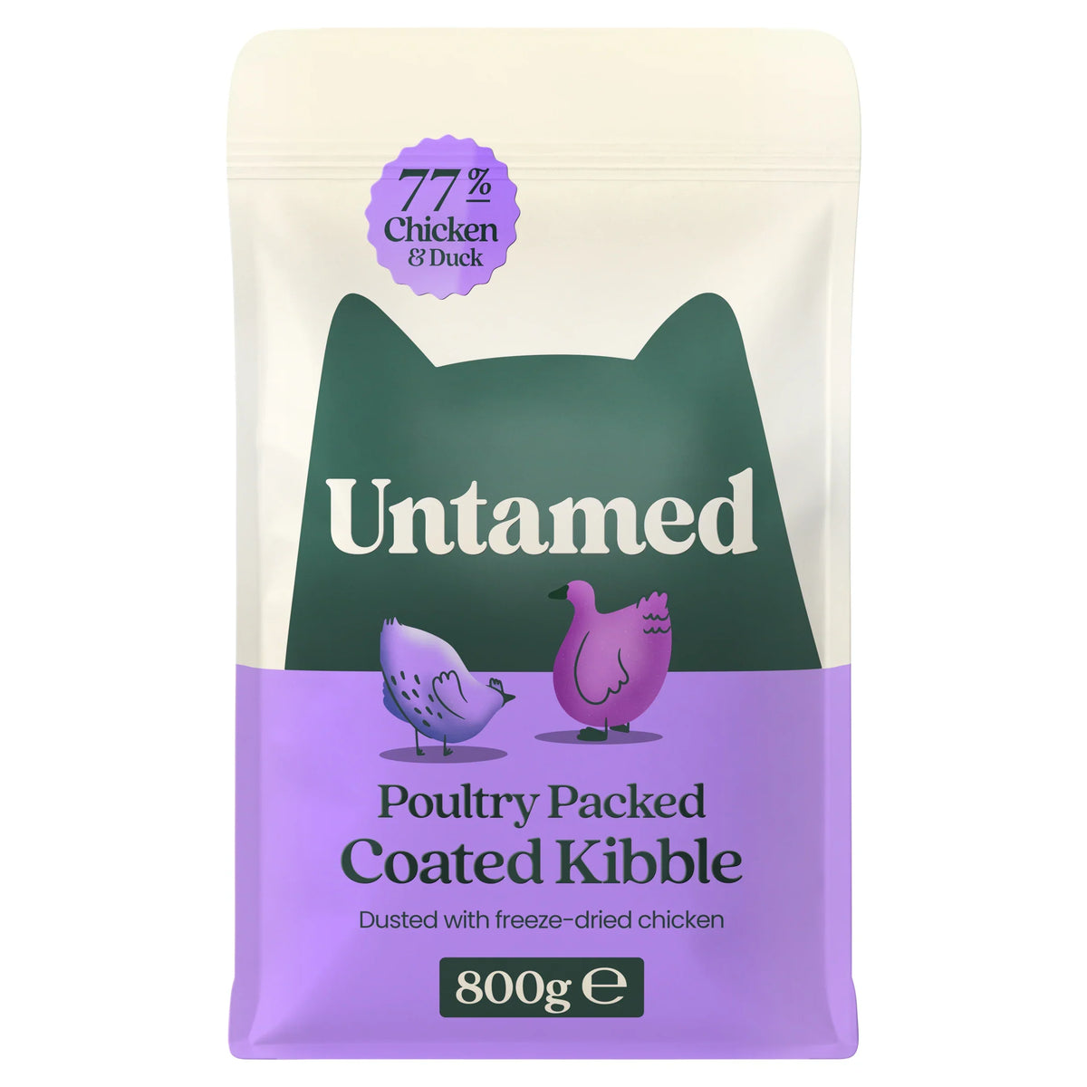 Coated Kibble Chicken And Duck Cat by untamed at The British Vault