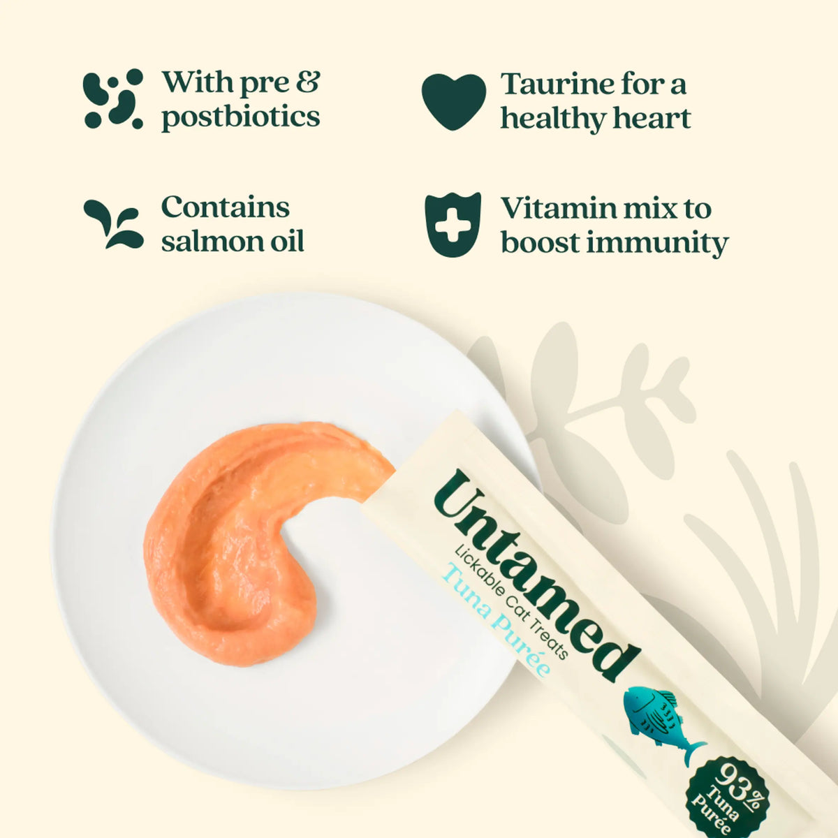 Tuna Puree 7 Sachets 105g by untamed at The British Vault