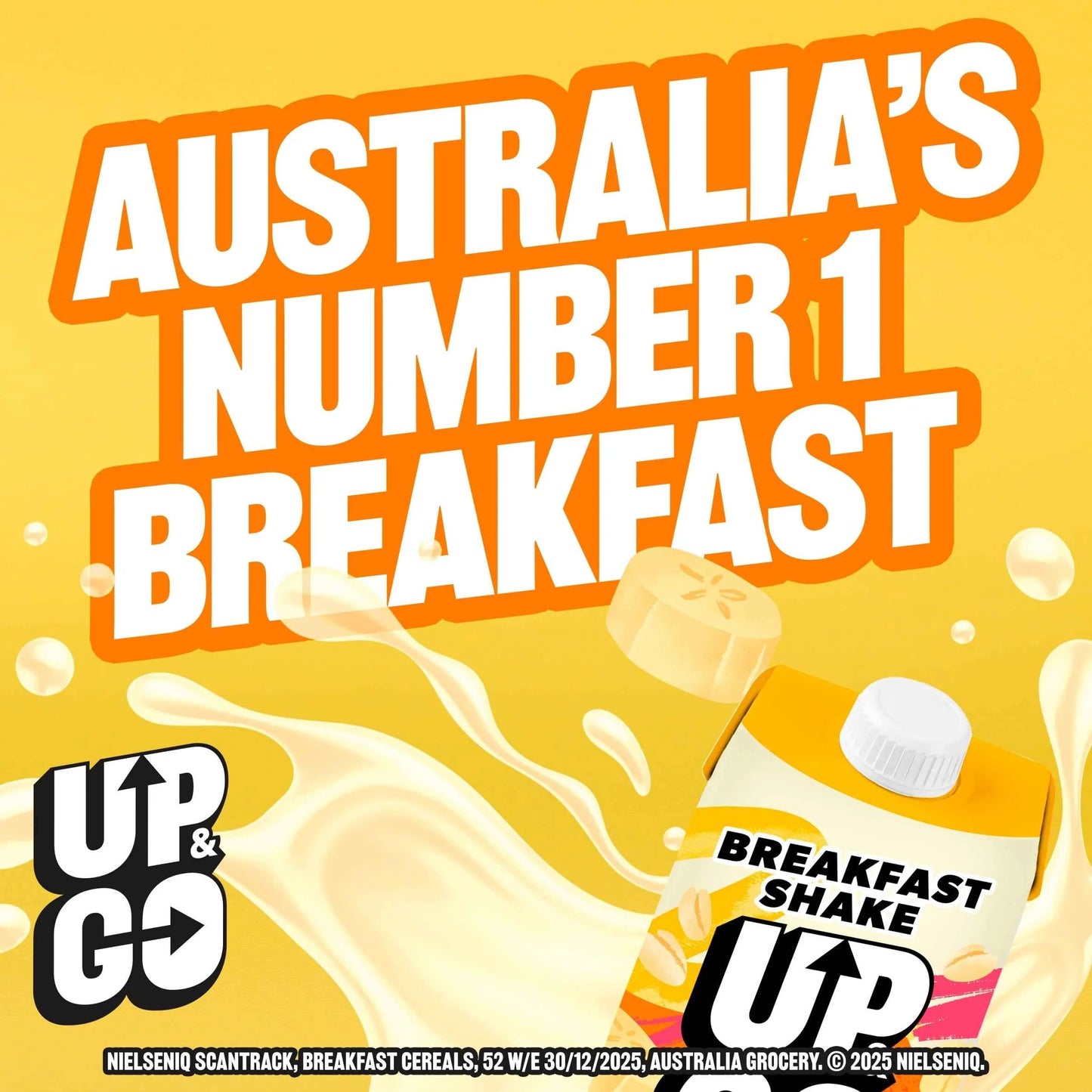 Breakfast Shake - Banana & Honey 300ml by UP & GO