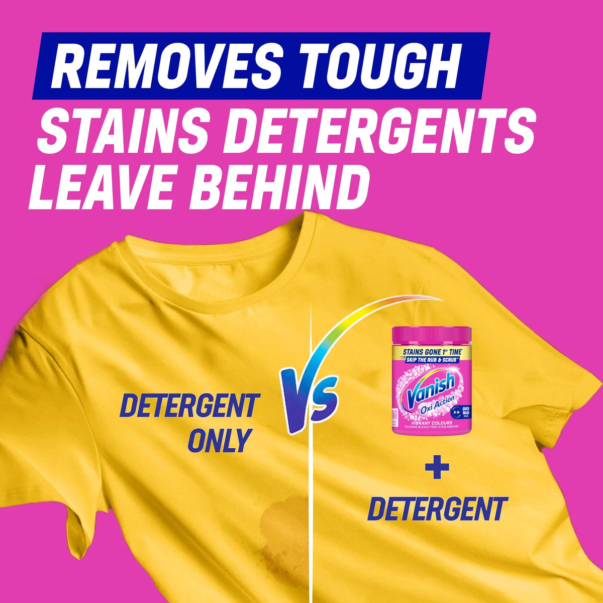 Gold Oxi Action Stain Remover For by Vanish