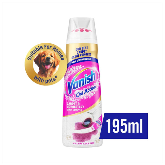 Oxi Action Carpet Stain Remover 195ml by Vanish