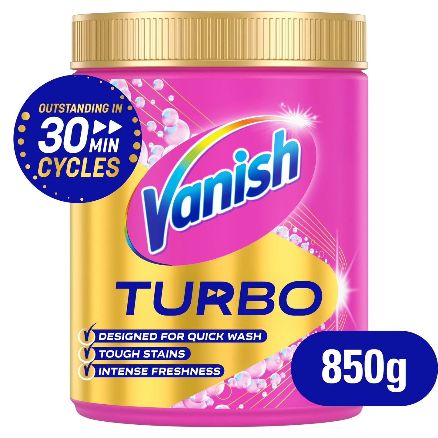 Turbo Fast Acting Stain Remover 850g by Vanish